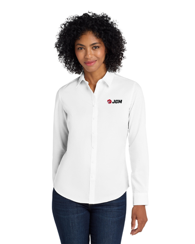 Port Authority® Women's SuperPro™ Twill Shirt image thumbnail