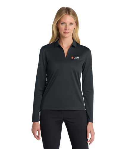 Nike Women's Dri-FIT Micro Pique 2.0 Long Sleeve Polo image thumbnail