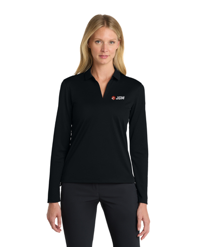 Nike Women's Dri-FIT Micro Pique 2.0 Long Sleeve Polo image thumbnail