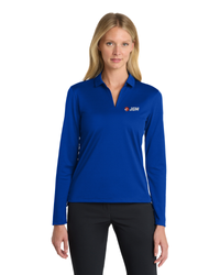 Image of Nike Women's Dri-FIT Micro Pique 2.0 Long Sleeve Polo