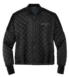 Image of Ladies Boxy Quilted Jacket