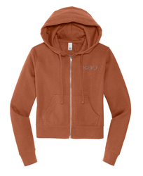 Image of Ladies Fleece Full-Zip Hoodie