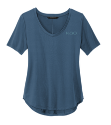 Image of Ladies Stretch Jersey Relaxed Scoop Tee