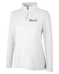 Image of Ladies Bioré 1/4 Zip Pique Pullover 