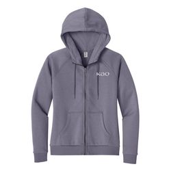 Image of Ladies Allmade Organic Fleece Full-Zip Hoodie