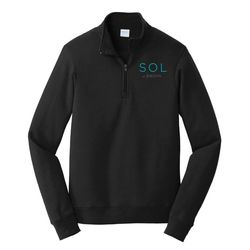 Image of SOL  1/4 Zip Pullover Sweatshirt