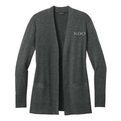 Image of Ladies Open Front Cardigan Sweater