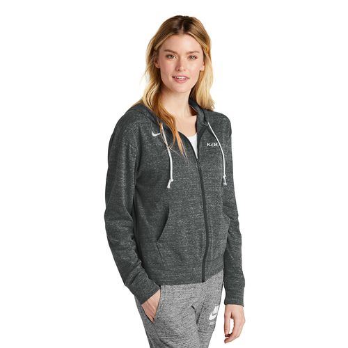 Ladies Nike Gym Vintage Full-Zip Hoodie image thumbnail