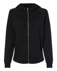 Image of Ladies Wave Wash Full-Zip Hooded Sweatshirt