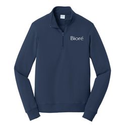 Image of Bioré 1/4 Zip Pullover Sweatshirt
