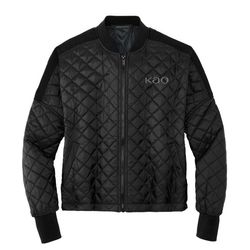 Image of Ladies Boxy Quilted Jacket