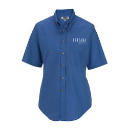 Image of Ventana Women's Edwards Easy Care Poplin - 061 FRENCH BLUE
