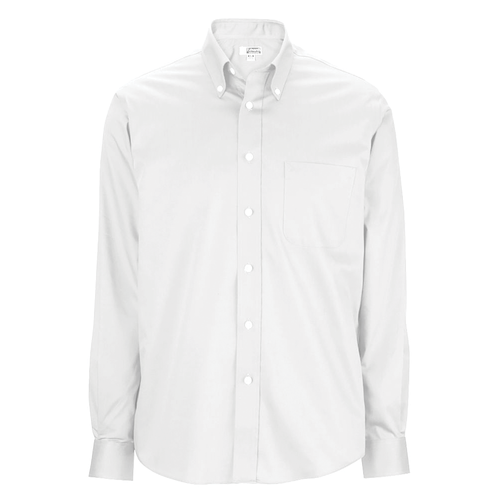 Men's Edwards Executive Pinpoint Oxford - 000 WHITE image thumbnail