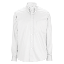 Image of Men's Edwards Executive Pinpoint Oxford - 000 WHITE