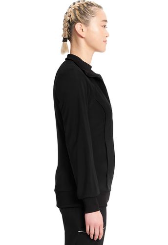 Ventana Women's Infinity Zip Front Jacket - BLACK image thumbnail
