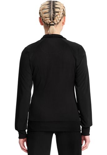 Ventana Women's Infinity Zip Front Jacket - BLACK image thumbnail