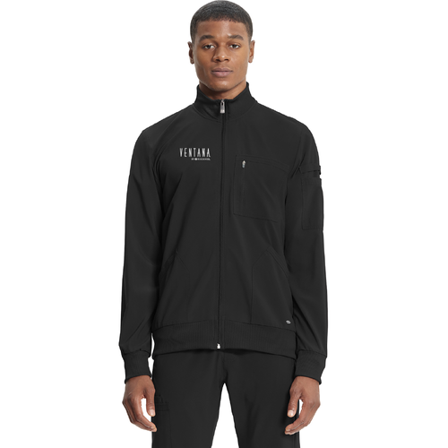 Ventana Men's Infinity Zip Front Jacket - BLACK image thumbnail