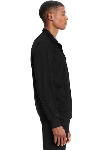 Ventana Men's Infinity Zip Front Jacket - BLACK image thumbnail