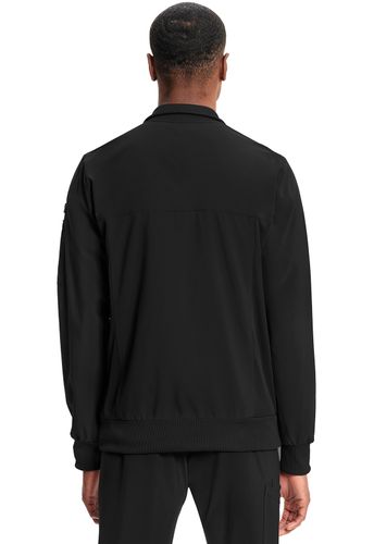 Ventana Men's Infinity Zip Front Jacket - BLACK image thumbnail