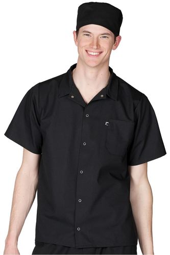 Edwards Cook Shirt with Snap Closure - 010 BLACK image thumbnail