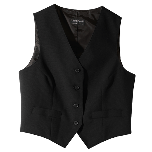 Women's Edwards Essential Polyester Vest - 010 BLACK image thumbnail