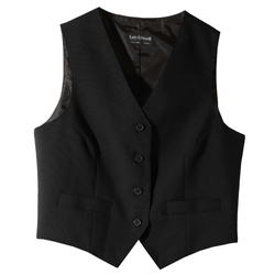 Image of Women's Edwards Essential Polyester Vest - 010 BLACK