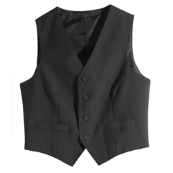 Image of Men's Edwards Essential Polyester Vest - 010 BLACK