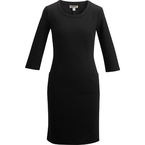 Women's Edwards Ponte Sheath Dress - 010 BLACK image thumbnail