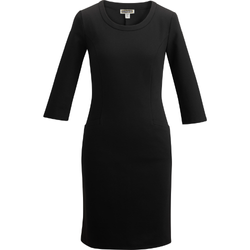 Image of Women's Edwards Ponte Sheath Dress - 010 BLACK
