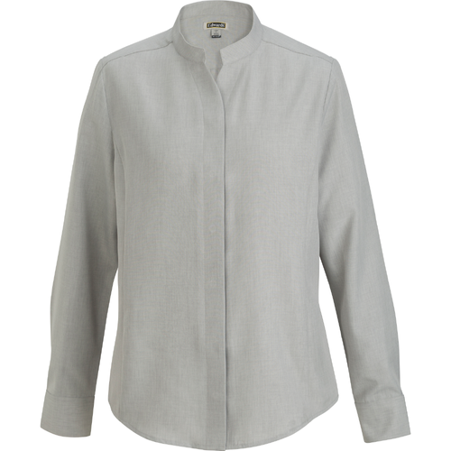Women's Edwards Stand-Up Collar Batiste Shirt - 901 PLATINUM image thumbnail