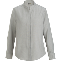 Image of Women's Edwards Stand-Up Collar Batiste Shirt - 901 PLATINUM