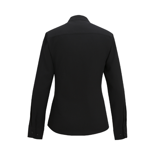 Women's Edwards Stand-Up Collar Batiste Shirt - 010 BLACK image thumbnail