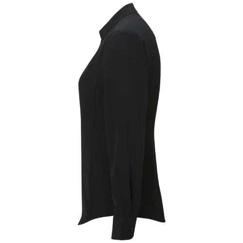 Women's Edwards Stand-Up Collar Batiste Shirt - 010 BLACK image thumbnail