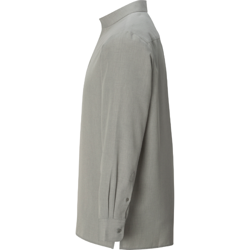Men's Edwards Stand-Up Collar Batiste Shirt - 901 PLATINUM image thumbnail
