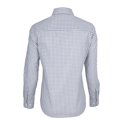Ventana Women’s Vantage Easy-Care Gingham Check Shirt - GREY / WHITE image thumbnail