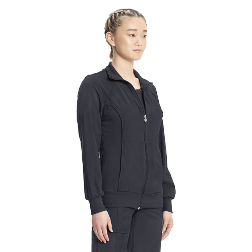 Ventana Women's Infinity Zip Front Jacket - PEWTER image thumbnail