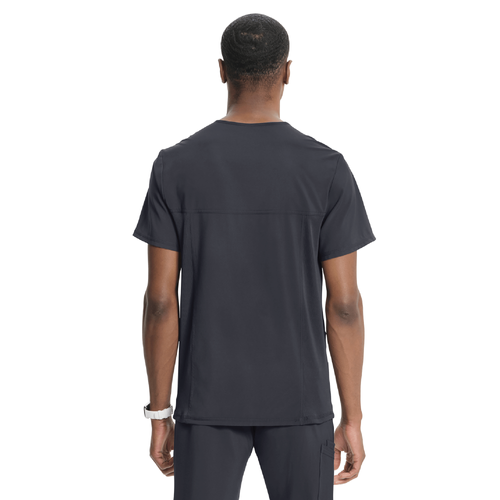 Men's Infinity Mock Wrap Top - PEWTER image thumbnail