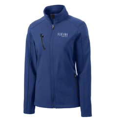 Image of Ventana Women's Port Authority Welded Soft Shell Jacket - ESTATE BLUE
