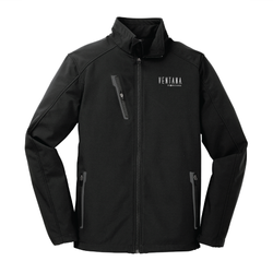 Image of Ventana Men's Port Authority Welded Soft Shell Jacket - BLACK