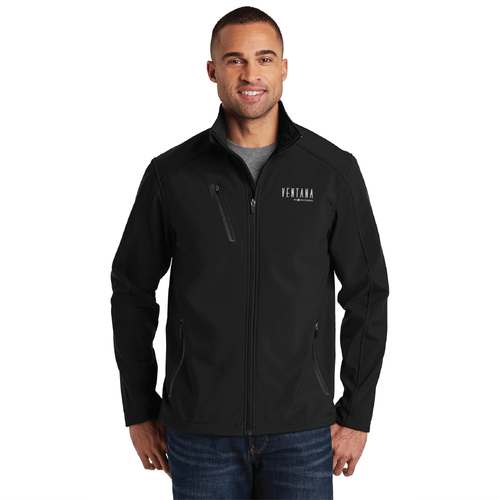 Ventana Men's Port Authority Welded Soft Shell Jacket - BLACK image thumbnail