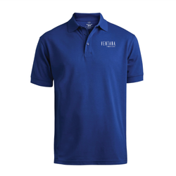 Image of Ventana Men's Edwards Soft Touch Pique Polo - 041 ROYAL