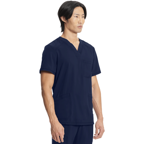 Men's Infinity Mock Wrap Top - NAVY image thumbnail