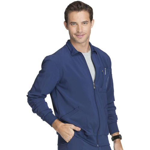 Ventana Men's Infinity Zip Front Jacket - NAVY image thumbnail