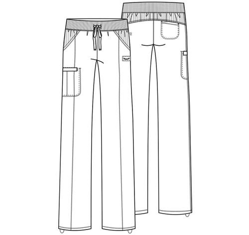 Women's Infinity Straight Leg Drawstring Pant - ROYAL image thumbnail