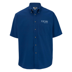 Image of Ventana Men's Edwards Easy Care Poplin - 041 ROYAL