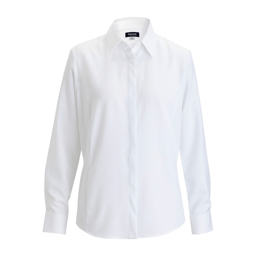 Women's Edwards Flexbatiste Cafe Shirt - 000 WHITE image thumbnail
