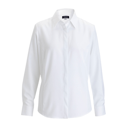 Image of Women's Edwards Flexbatiste Cafe Shirt - 000 WHITE