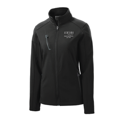 Image of Ventana Women's Port Authority Welded Soft Shell Jacket - BLACK
