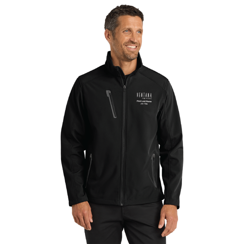 Ventana Men's Port Authority Welded Soft Shell Jacket - BLACK image thumbnail