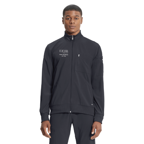 Ventana Men's Infinity Zip Front Jacket - PEWTER image thumbnail